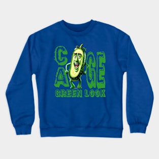 cage green look Crewneck Sweatshirt